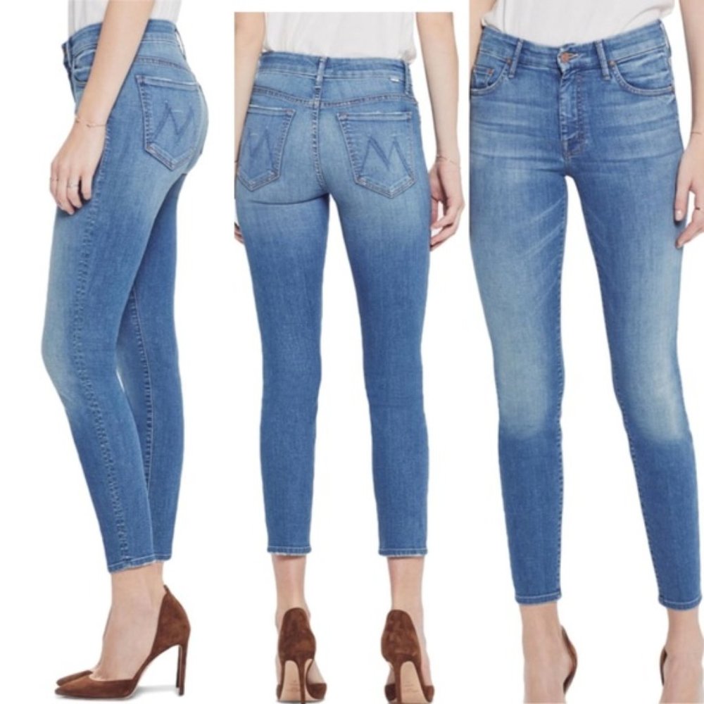 Mother The Looker Skinny Jeans Dolphin Dreams